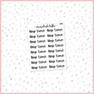 Nap Time Script || FOIL