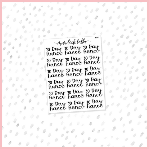 90 Day Fiance Script || FOIL