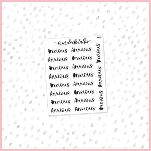 Anxious Script || FOIL