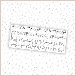 Christmas Light Washi Overlay