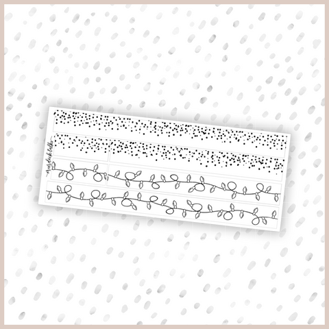 Christmas Light Washi Overlay