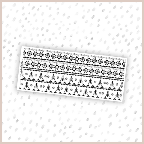 Christmas Sweater Washi Overlay