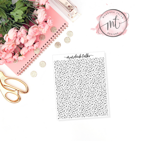Confetti Dot FOIL || Header Overlay