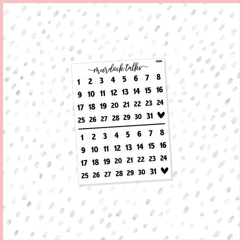 Date Dots || FOIL