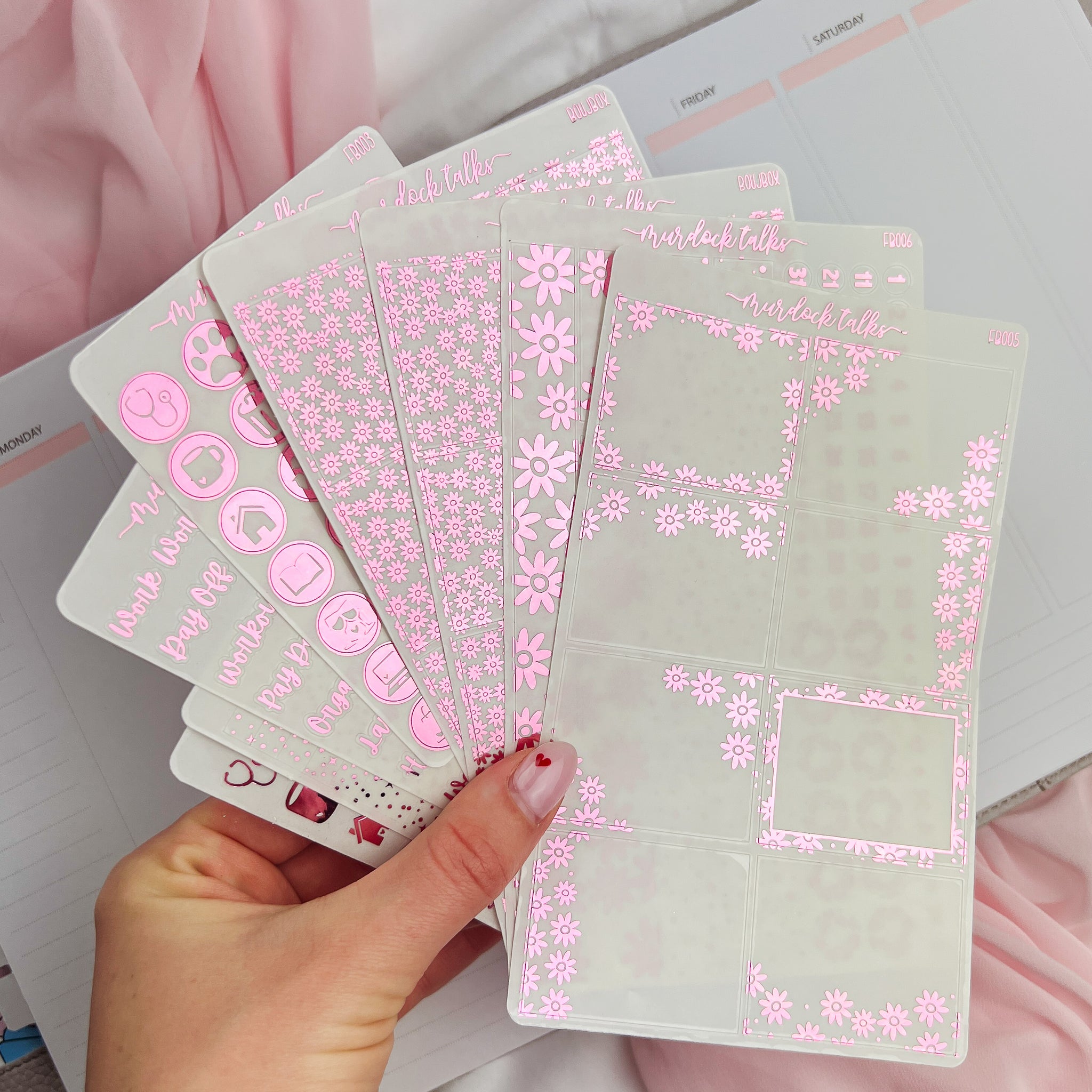 Daisy || Light Pink Foil