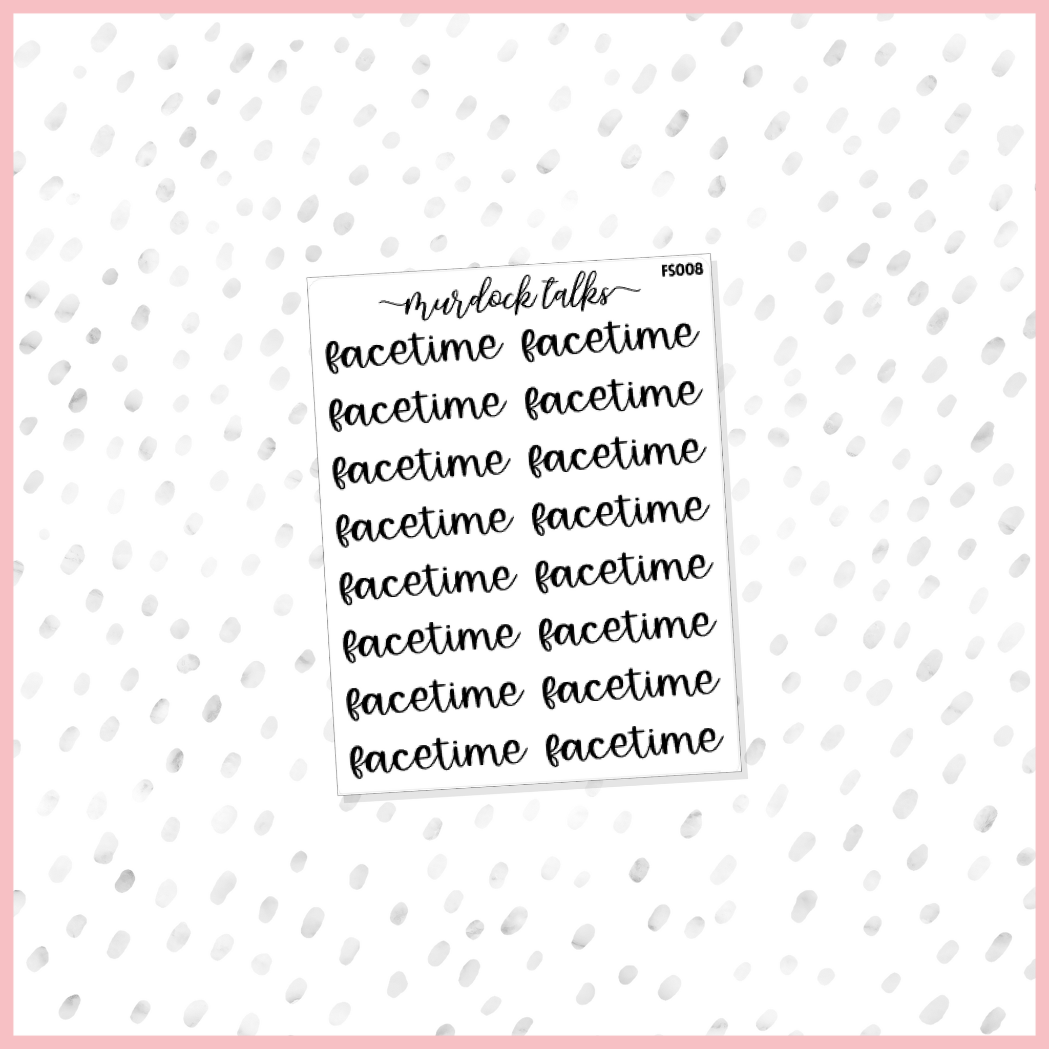 Facetime Script || FOIL