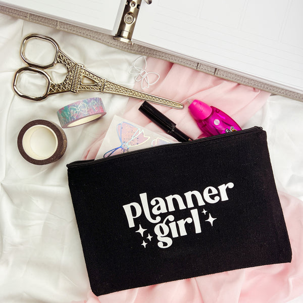 Planner Girl || Canvas Pouch