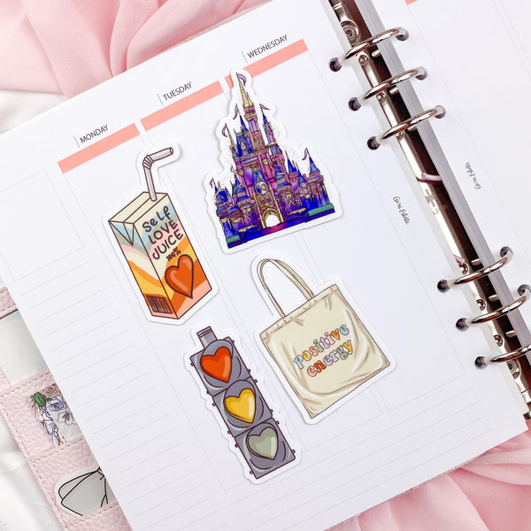 Positive Energy Tote || Vinyl Sticker