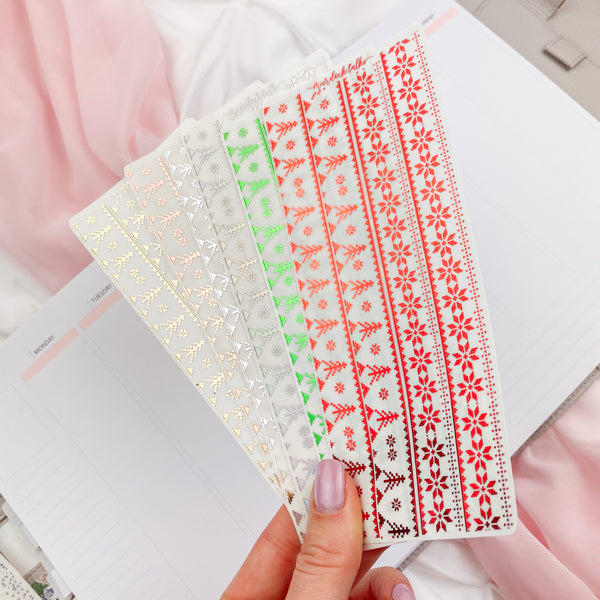 Christmas Sweater Washi Overlay