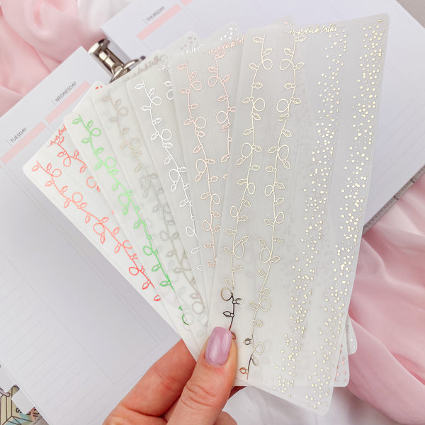Christmas Light Washi Overlay