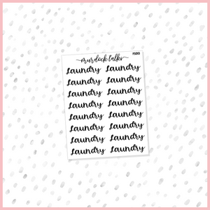 Laundry Script || FOIL