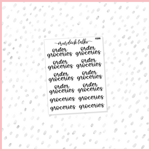 Order Groceries Script || FOIL