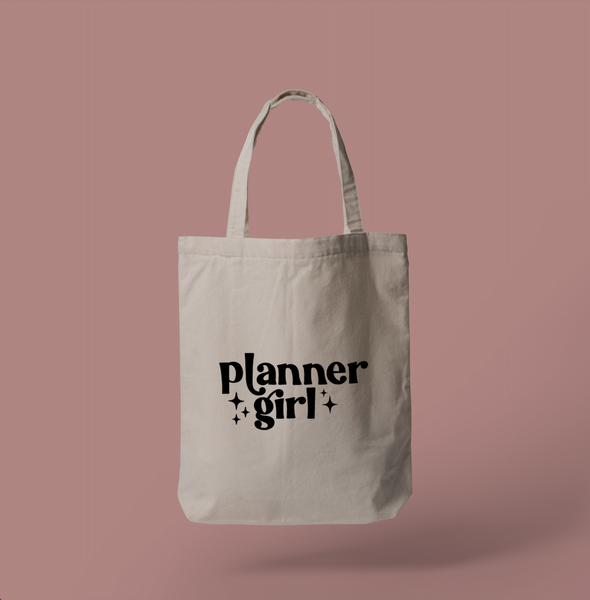 Planner Girl || Canvas Tote