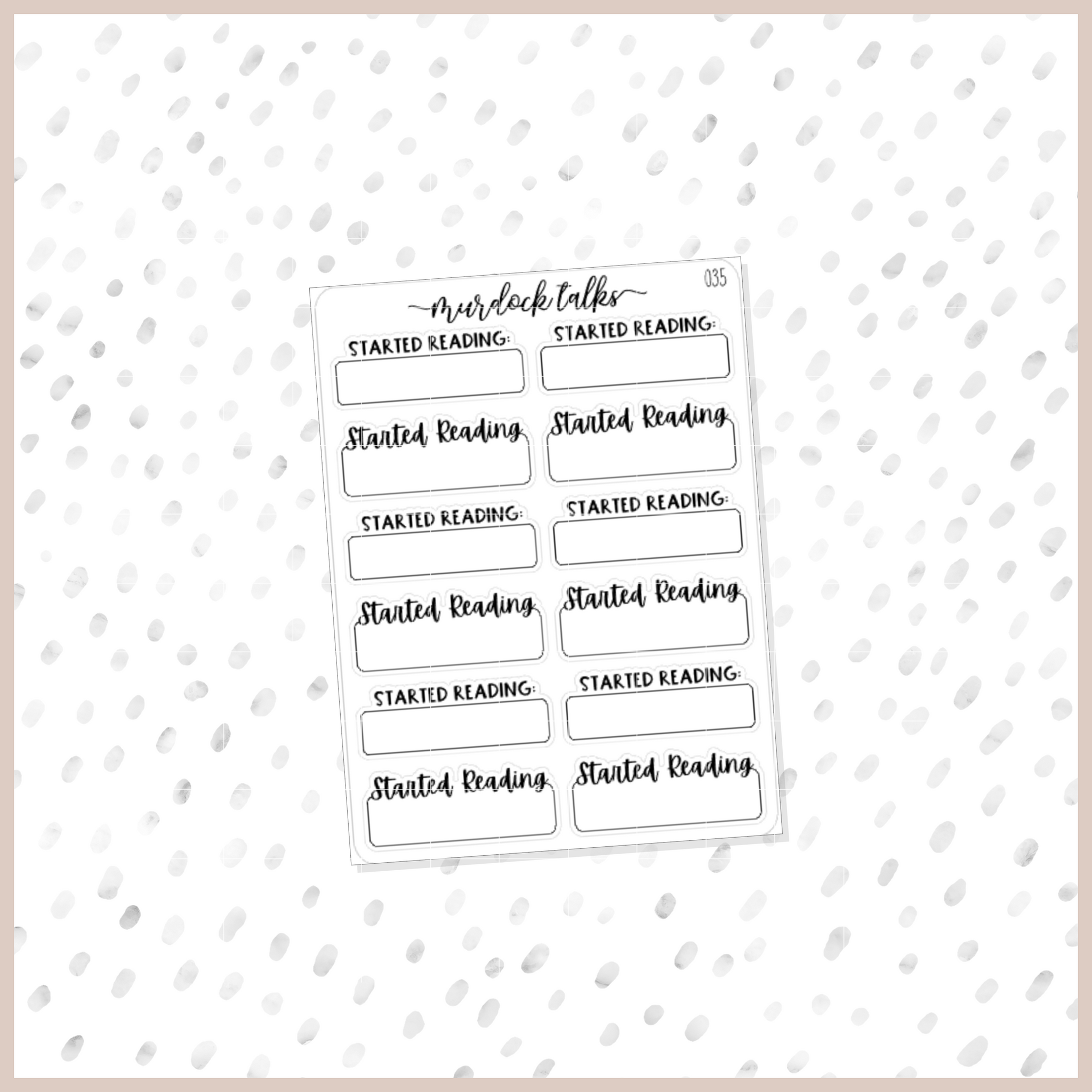 Start Reading || FOIL