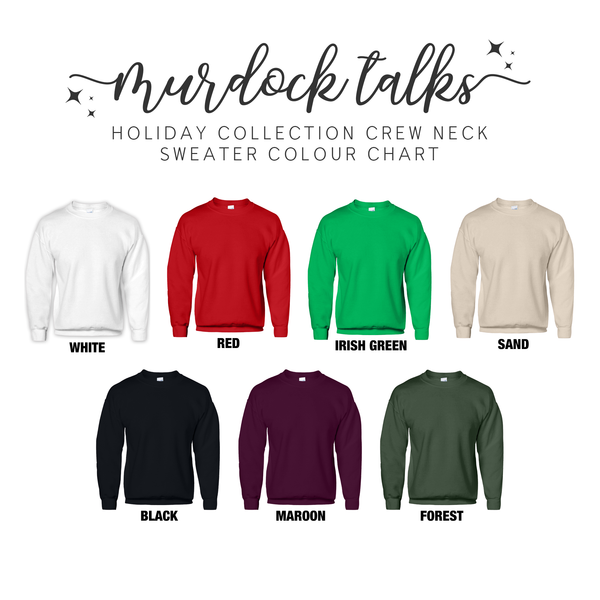Holiday Drinks || Unisex Crew Neck Sweater