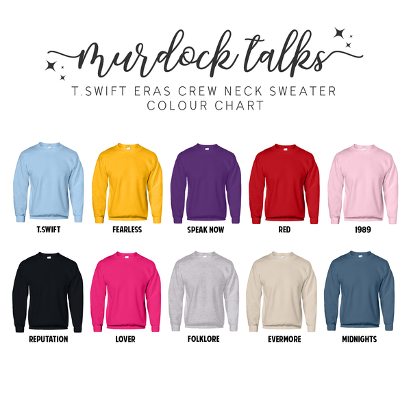 Book Eras || Unisex Crew Neck Sweater