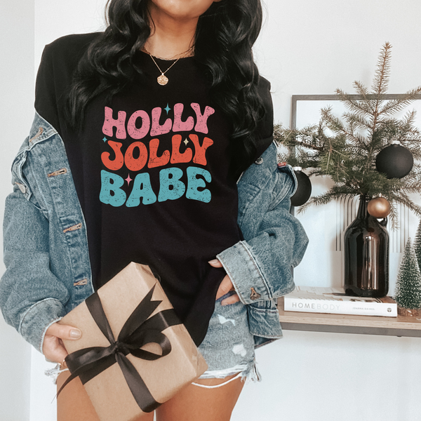 Holly Jolly Babe || Unisex Relaxed T-Shirt