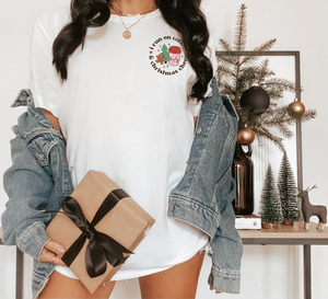 Coffee & Cheer || Unisex Relaxed T-Shirt