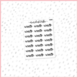 Walk Script || FOIL