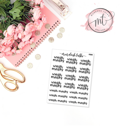Wash Masks Script || FOIL