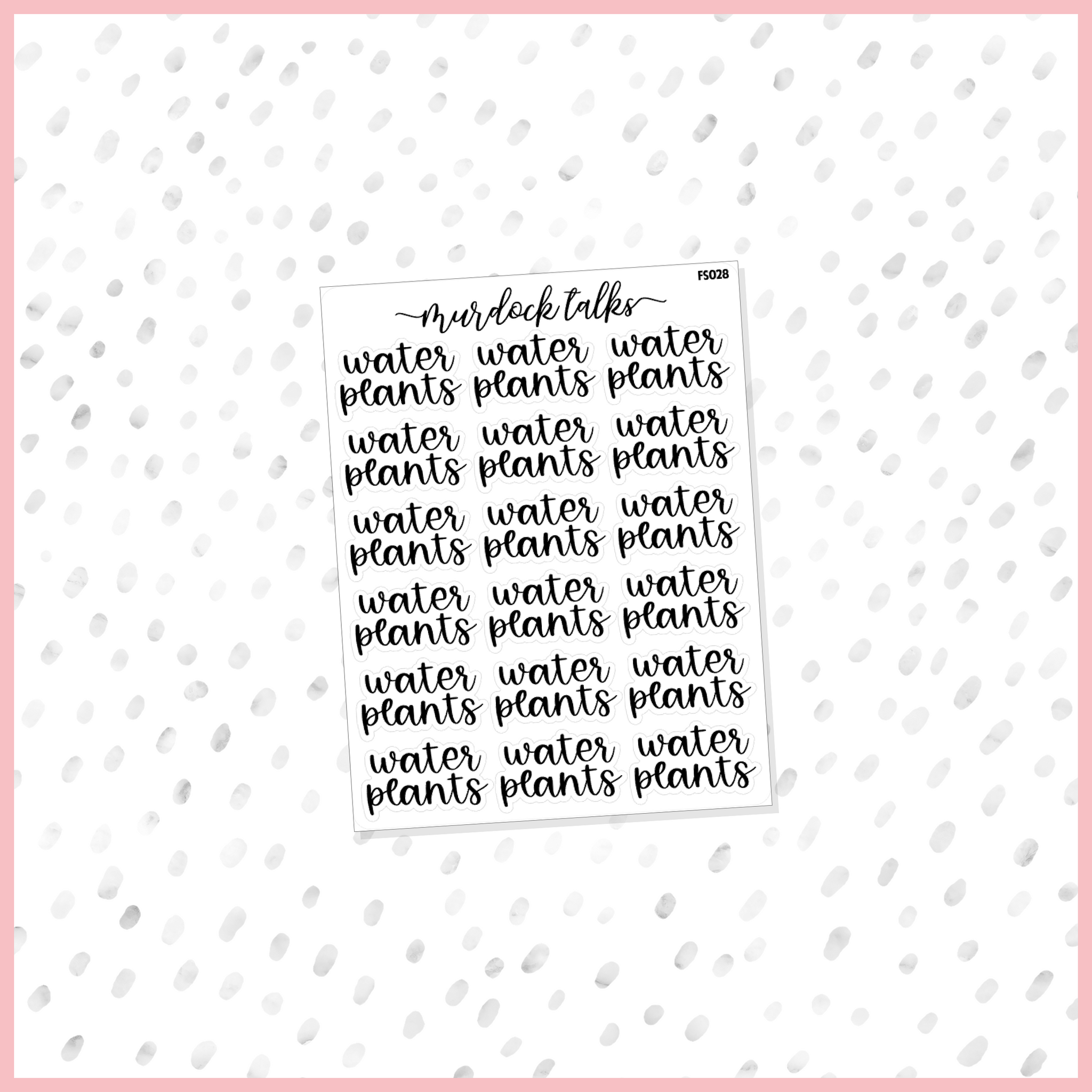 Water Plants Script || FOIL