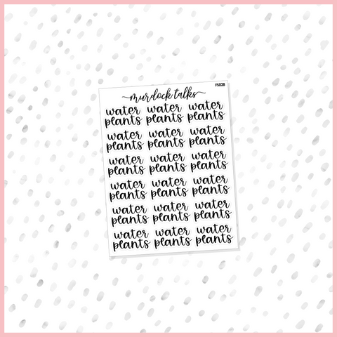 Water Plants Script || FOIL